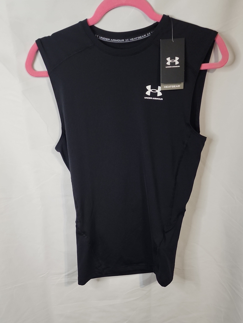 Under Armour Black HeatGear Performance Compression Tank Men Medium New With Tag